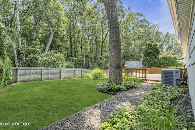 27 Greenhill Dr, Brick, NJ 08724 - fenced backyard featuring a deck
