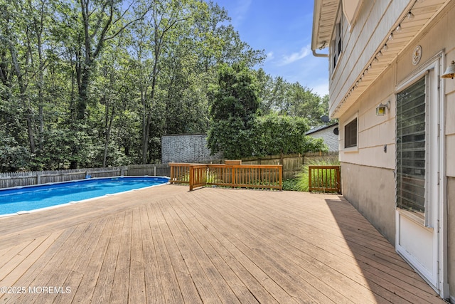 27 Greenhill Dr, Brick, NJ 08724 - view of pool featuring a deck and a fenced backyard