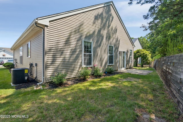 18 Osprey Pl, Barnegat, NJ 08005 - view of home's exterior featuring a central AC unit and a patio