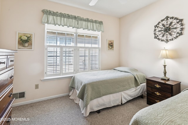 18 Osprey Pl, Barnegat, NJ 08005 - carpeted bedroom with baseboards and a ceiling fan