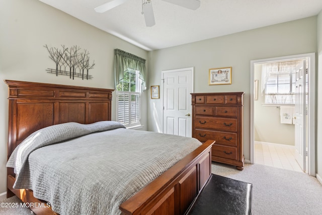 18 Osprey Pl, Barnegat, NJ 08005 - bedroom featuring light colored carpet and a ceiling fan
