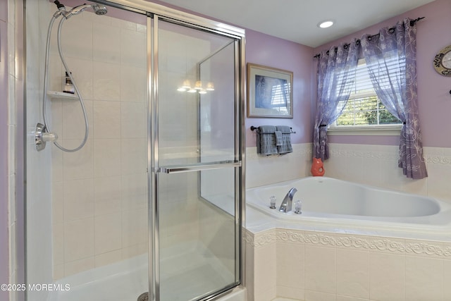 28 Stonehenge Ct, Jackson, NJ 08527 - full bath with a garden tub and a shower stall