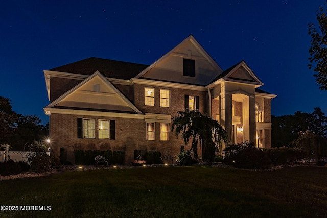 28 Stonehenge Ct, Jackson, NJ 08527 - view of front of home featuring a yard and brick siding