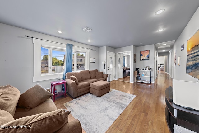 302 Kadlubeck Way, Little Egg Harbor, NJ 08087 - living area featuring wood finished floors and recessed lighting