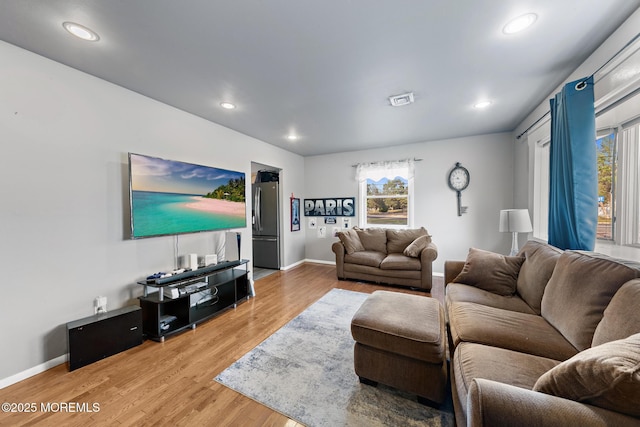 302 Kadlubeck Way, Little Egg Harbor, NJ 08087 - living area with plenty of natural light, light wood-type flooring, and recessed lighting
