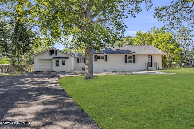 1822 Deerhead Lake Dr, Forked River, NJ 08731 - ranch-style home featuring asphalt driveway and stucco siding