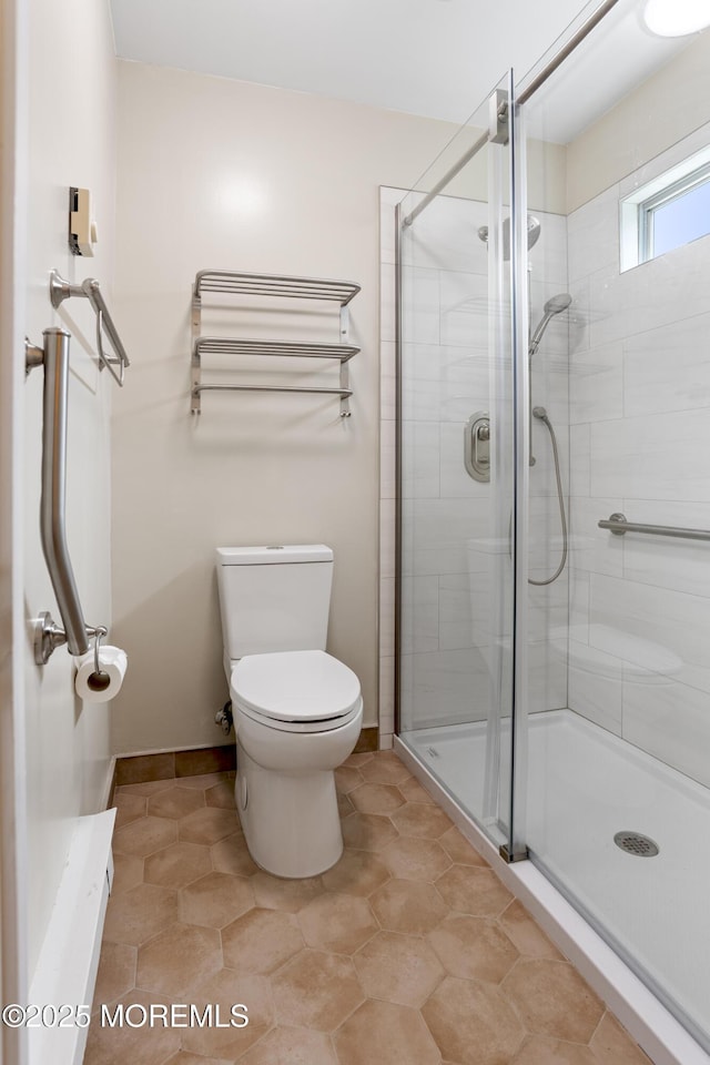 16 Saint Paul Pl, Manchester, NJ 08759 - bathroom featuring a shower stall and toilet