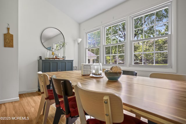 45 Normandy Ct, Middletown, NJ 07748 - dining space featuring light wood-style flooring and lofted ceiling