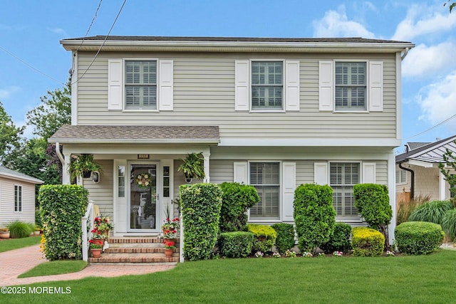 217 Howe St, Point Pleasant, NJ 08742 - view of front of property with a front lawn
