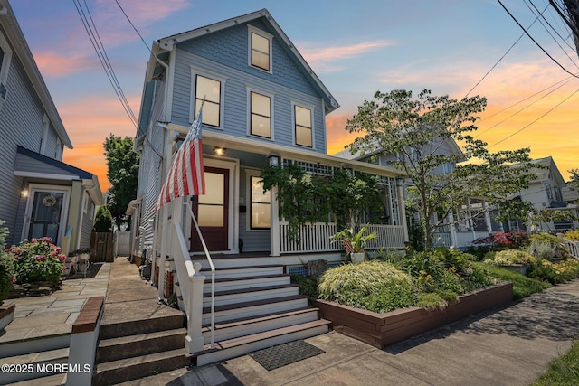 132 Cookman Ave, Ocean Grove, NJ 07756 - american foursquare style home with covered porch