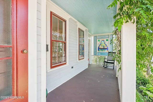 132 Cookman Ave, Ocean Grove, NJ 07756 - view of covered porch