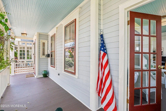 132 Cookman Ave, Ocean Grove, NJ 07756 - view of wooden porch