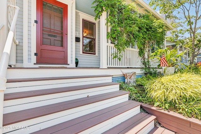132 Cookman Ave, Ocean Grove, NJ 07756 - property entrance with a porch