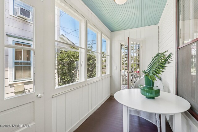 132 Cookman Ave, Ocean Grove, NJ 07756 - sunroom featuring wood finished floors