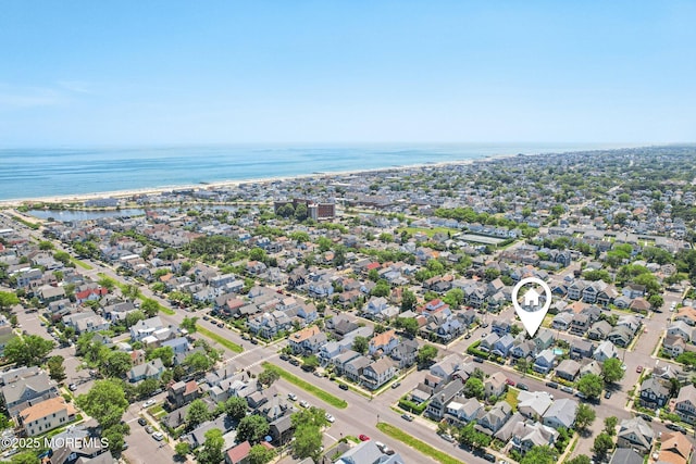 132 Cookman Ave, Ocean Grove, NJ 07756 - aerial perspective of suburban area with a large body of water