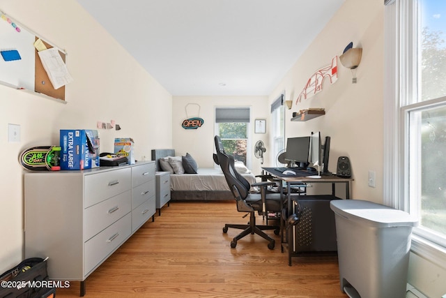 217 Alpern Ave, Elberon, NJ 07740 - home office with light wood-type flooring