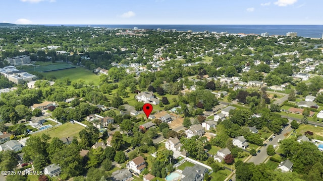 217 Alpern Ave, Elberon, NJ 07740 - aerial view of property and surrounding area featuring a nearby body of water and nearby suburban area