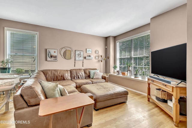 27 Skyline Dr, Hazlet, NJ 07730 - living room with light wood-type flooring