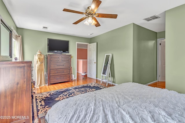 27 Skyline Dr, Hazlet, NJ 07730 - bedroom featuring wood finished floors and a ceiling fan