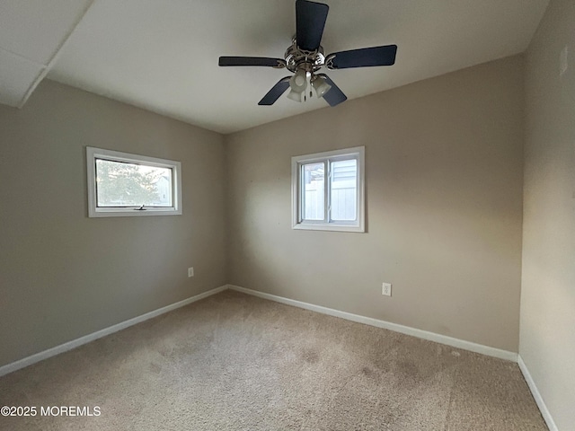 58 W Anchor Dr, Little Egg Harbor, NJ 08087 - carpeted spare room featuring healthy amount of natural light and ceiling fan