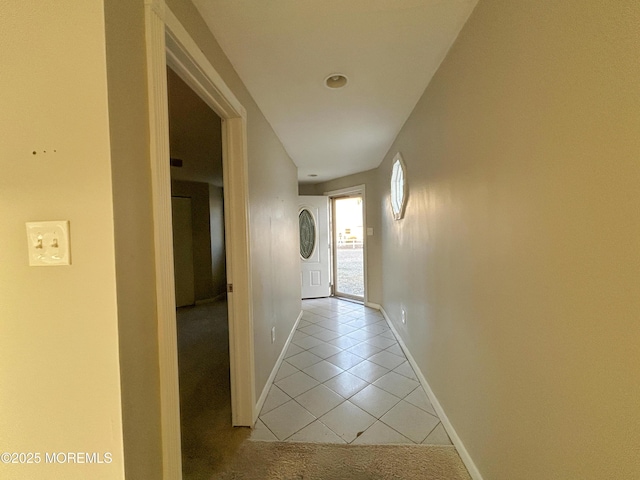 58 W Anchor Dr, Little Egg Harbor, NJ 08087 - hall with tile patterned floors and baseboards
