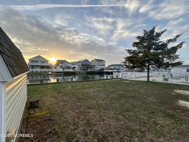 58 W Anchor Dr, Little Egg Harbor, NJ 08087 - view of yard with a water view and a residential view