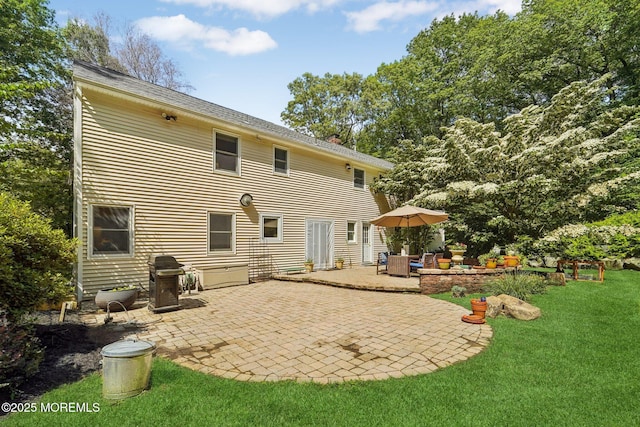 11 Delwood Rd, Chester Twp, NJ 07930 - back of house featuring a yard and a patio area