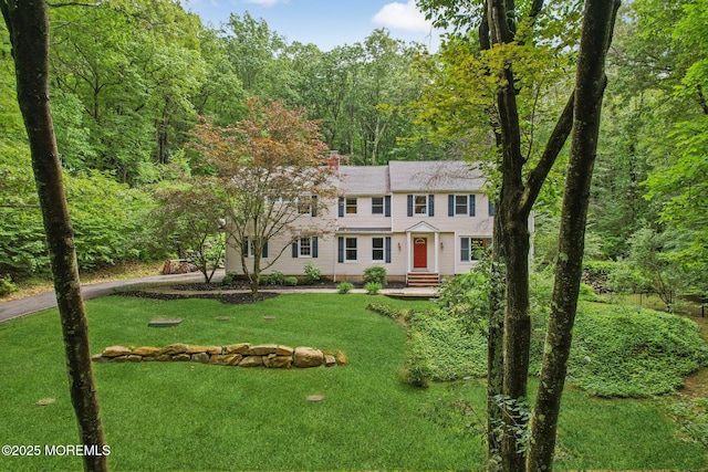 11 Delwood Rd, Chester Twp, NJ 07930 - colonial home with a front lawn and driveway