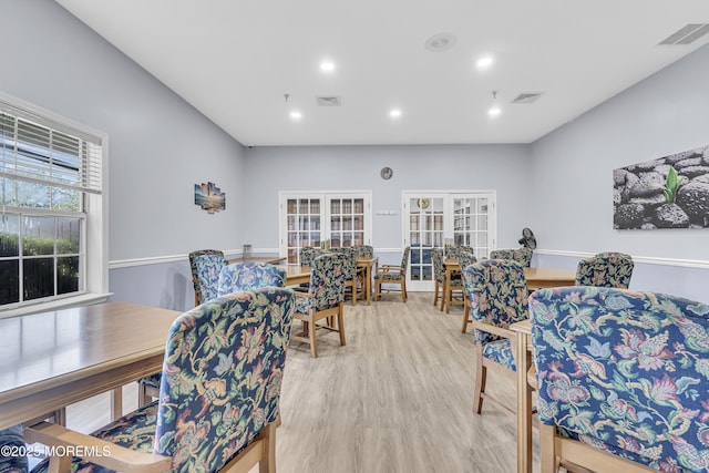 18 Stewart Ct, Jackson, NJ 08527 - home office with light wood-style flooring and recessed lighting