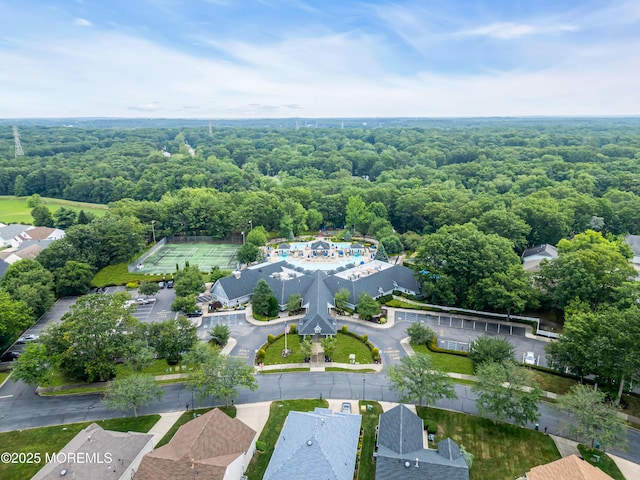 18 Stewart Ct, Jackson, NJ 08527 - aerial view of a heavily wooded area