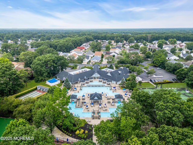 18 Stewart Ct, Jackson, NJ 08527 - bird's eye view of a pool
