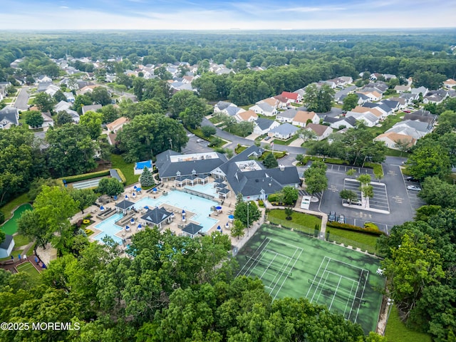 18 Stewart Ct, Jackson, NJ 08527 - aerial view of property's location with a pool area