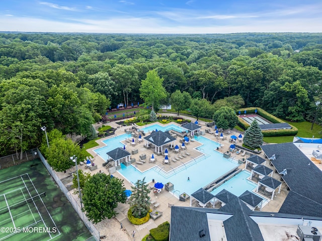 18 Stewart Ct, Jackson, NJ 08527 - drone / aerial view of a heavily wooded area