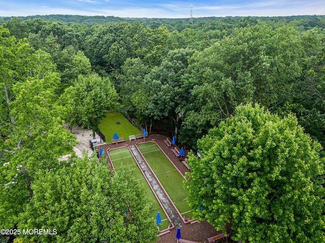 18 Stewart Ct, Jackson, NJ 08527 - drone / aerial view of a heavily wooded area