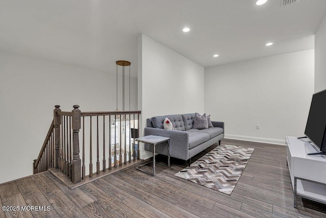 2 Foulks Ter, Lincroft, NJ 07738 - living area with wood finished floors and recessed lighting