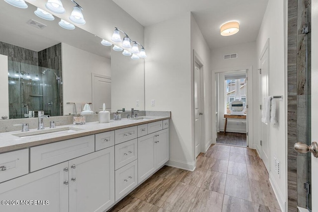 2 Foulks Ter, Lincroft, NJ 07738 - full bathroom featuring double vanity and a shower stall