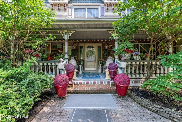 523 Pheasant Ln, Toms River, NJ 08753 - view of exterior entry featuring covered porch