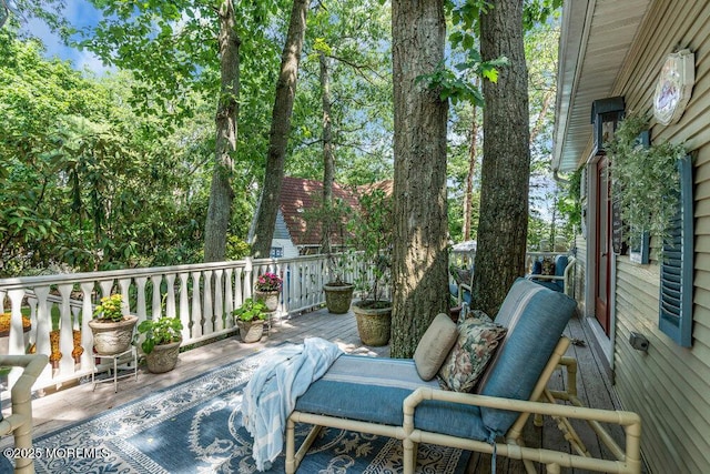 523 Pheasant Ln, Toms River, NJ 08753 - view of wooden terrace