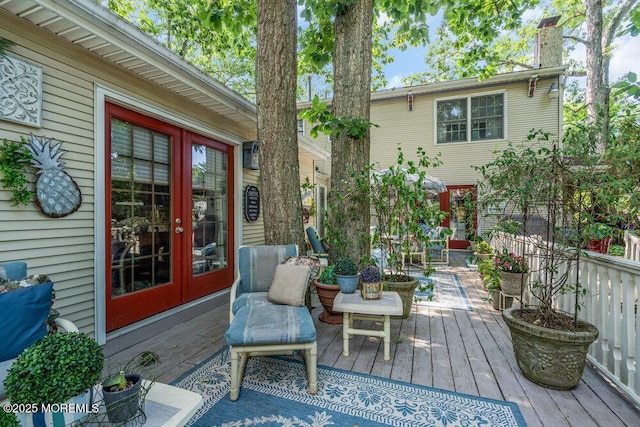 523 Pheasant Ln, Toms River, NJ 08753 - deck featuring french doors
