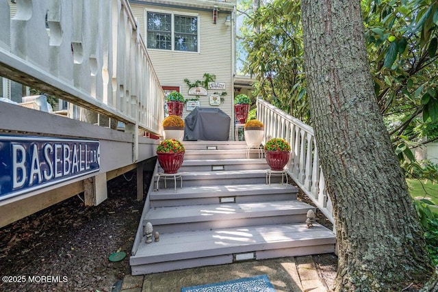 523 Pheasant Ln, Toms River, NJ 08753 - deck with stairway