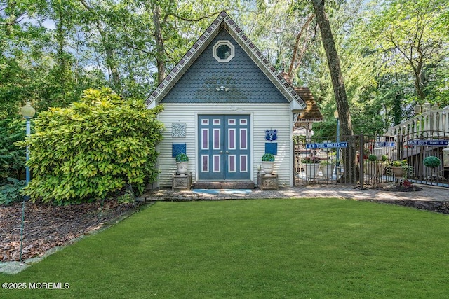 523 Pheasant Ln, Toms River, NJ 08753 - view of outdoor structure with a gate
