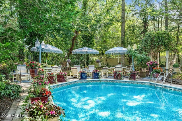 523 Pheasant Ln, Toms River, NJ 08753 - swimming pool featuring a patio