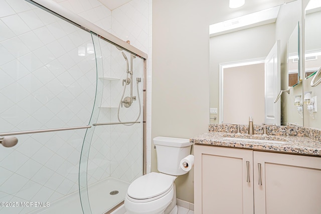 161 Arborridge Dr, Forked River, NJ 08731 - bathroom featuring vanity and a shower stall