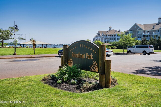 309 Hall Ave, Point Pleasant, NJ 08742 - community / neighborhood sign featuring a yard