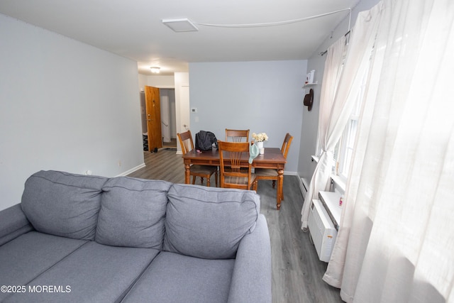364 Westwood Ave Unit 46, Long Branch, NJ 07740 - living area with wood finished floors