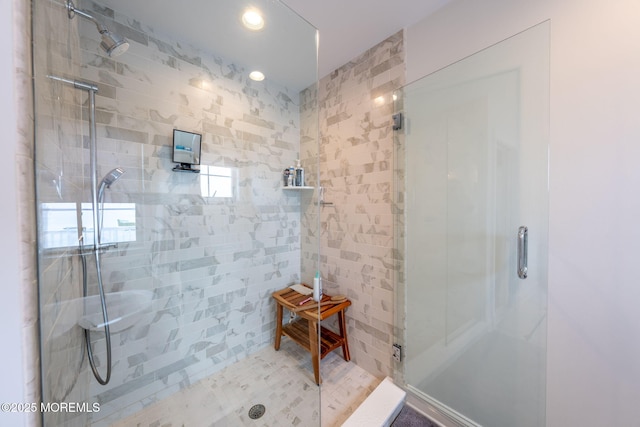 2029 Bay Blvd, Ortley Beach, NJ 08751 - full bath featuring a shower stall and recessed lighting