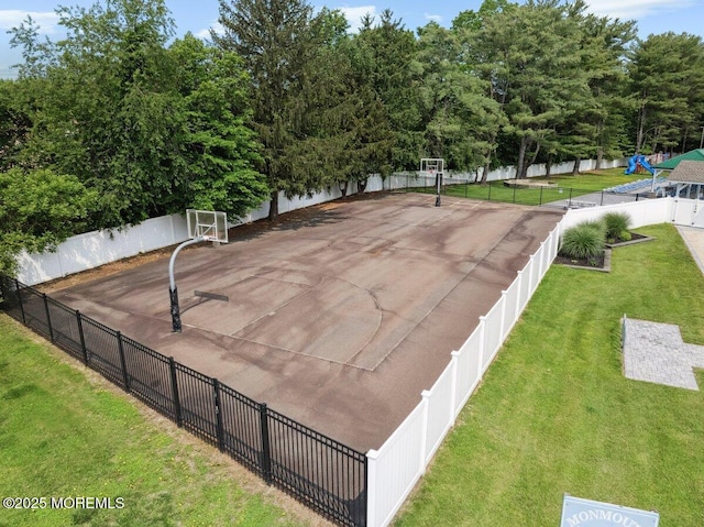 10 Patterson Ln, Manalapan, NJ 07726 - view of community featuring community basketball court