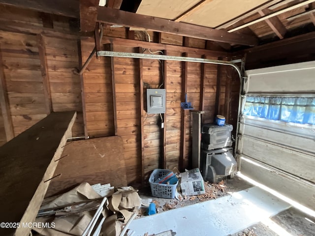 5 Porter Rd, Howell, NJ 07731 - garage with wooden walls