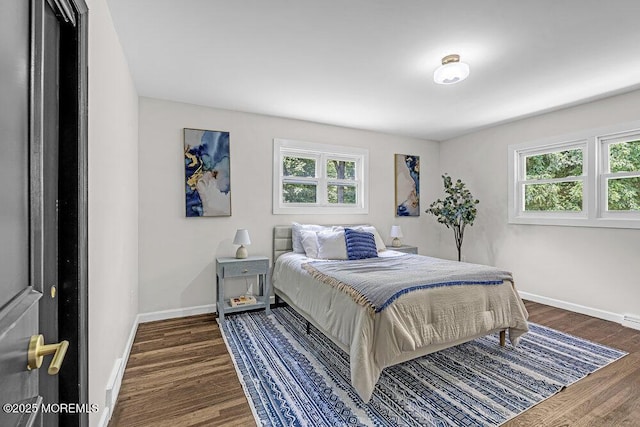 1528 Stuyvesant Ave, Ewing, NJ 08618 - bedroom featuring multiple windows and dark wood-type flooring