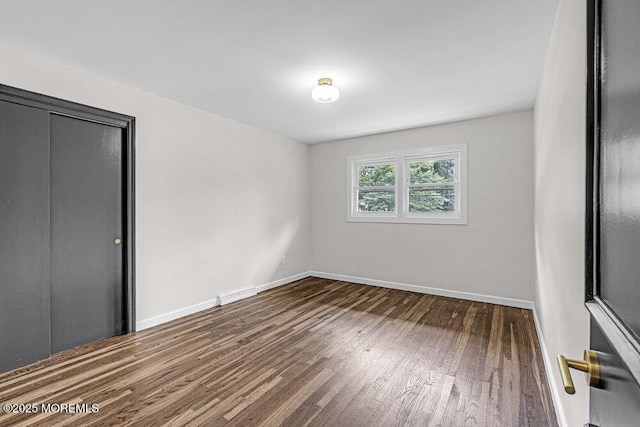 1528 Stuyvesant Ave, Ewing, NJ 08618 - unfurnished bedroom with wood finished floors and a closet